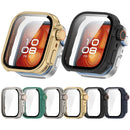 For Huawei Watch Fit 4 Pro Watch Case Instant Transformation Ultra 2 Hard PC Cover with Tempered Glass - Green - 7