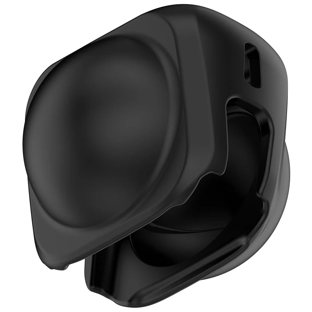 For Insta360 X5 / X4 Anti Scratch Camera Lens Protective Cover Flexible Silicone Case - Black - 3