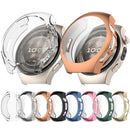 For Huawei Watch 5 42mm Watch Case Full Coverage Flexible TPU Electroplating Cover - Gold - 7