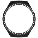 For Huawei Watch 5 46mm Watch Case Rhinestone Decor Hollow Electroplating PC Watch Cover - Black - 6