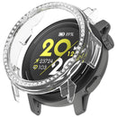 For Coros Pace Pro Clear Watch Case Rhinestone Decorative Hollow Design PC Watch Cover - 1