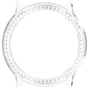 For Coros Pace Pro Clear Watch Case Rhinestone Decorative Hollow Design PC Watch Cover - 6