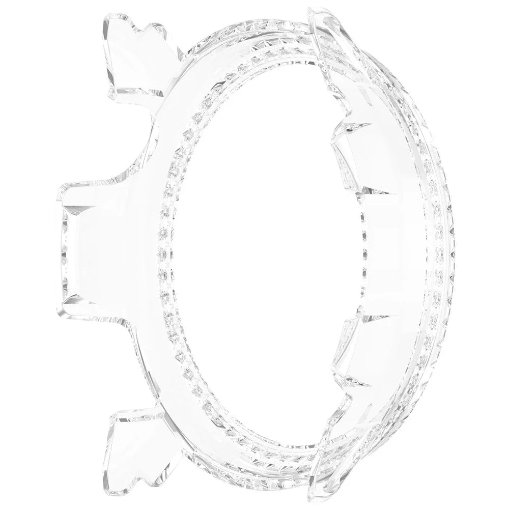 For Coros Pace 3 Clear Watch Case Rhinestone Decorative Hollow Design PC Watch Cover - 5