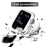 Electroplating PC Frame Protective Cover for Apple Watch Series SE3 / SE2 / SE1 /  6 / 5 / 4 40mm - White / Silver - 2