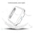 Electroplating PC Frame Protective Cover for Apple Watch Series SE3 / SE2 / SE1 /  6 / 5 / 4 40mm - White / Silver - 3