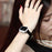 Electroplating PC Frame Protective Cover for Apple Watch Series SE3 / SE2 / SE1 /  6 / 5 / 4 40mm - White / Silver - 6