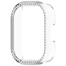For Xiaomi Redmi Watch 5 Active Clear Watch Case Rhinestone Decorative Hollow Design PC Watch Cover - 4