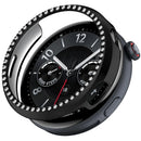 For vivo Watch 5 Watch Case Rhinestone Decor Hollow Electroplating PC Watch Cover - Black - 1