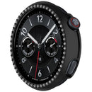 For vivo Watch 5 Watch Case Rhinestone Decor Hollow Electroplating PC Watch Cover - Black - 2