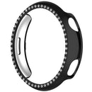 For vivo Watch 5 Watch Case Rhinestone Decor Hollow Electroplating PC Watch Cover - Black - 4
