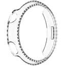 For vivo Watch 5 Clear Watch Case Rhinestone Decorative Hollow Design PC Watch Cover - 5