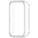For Honor Band 10 Clear Watch Case Rhinestone Decorative Hollow Design PC Watch Cover - 4