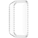 For Honor Band 10 Clear Watch Case Rhinestone Decorative Hollow Design PC Watch Cover - 5