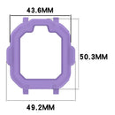 For Ticktalk 5 TPU Watch Case Hollow Design Watch Protective Cover - Purple - 6