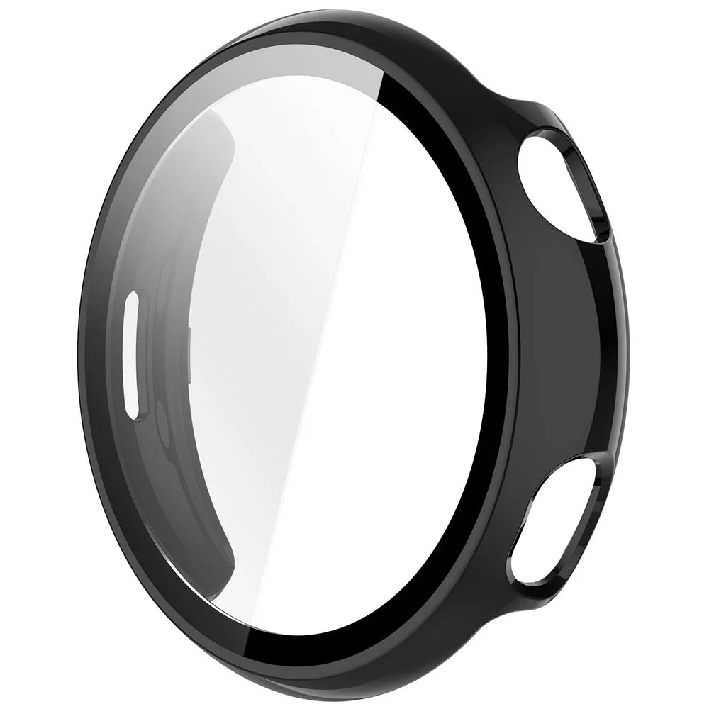 WANLONFENG For vivo Watch 5 Watch Case  PC Frame Cover with Tempered Glass Screen Protector - Black - 4