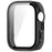 WANLONFENG For Huawei Watch Fit 4 Watch Case  PC Frame Cover with Tempered Glass Screen Protector - Black - 4
