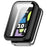 WANLONFENG For Honor Band 10 Watch Case  PC Frame Cover with Tempered Glass Screen Protector - Black - 1