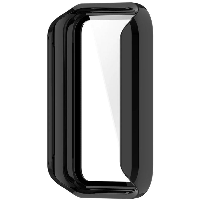 WANLONFENG For Honor Band 10 Watch Case  PC Frame Cover with Tempered Glass Screen Protector - Black - 5