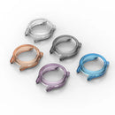 For Garmin Vivoactive 6 Protective Watch Case Soft TPU Hollow Out Cover - Transparent Black - 7