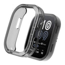 For Huami Amazfit Bip 6 Protective Watch Case Soft TPU Hollow Out Cover - Transparent Black - 1