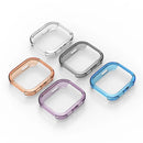 For Huami Amazfit Bip 6 Protective Watch Case Soft TPU Hollow Out Cover - Transparent Black - 7