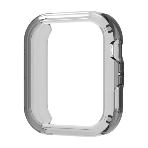 For Huawei Watch Fit 4 Protective Watch Case Soft TPU Hollow Out Cover - Transparent Black - 1