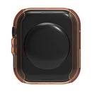 For Huawei Watch Fit 4 Protective Watch Case Soft TPU Hollow Out Cover - Transparent Black - 4