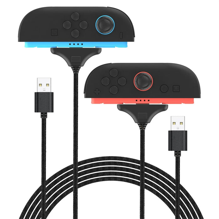 IPEGA PG-SW2119A 2Pcs For Nintendo Switch 2 Joypad Controller Charging Cable Magnetic Fast Charging Cord, 3m - 2