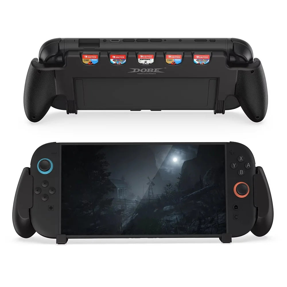 DOBE FOMIS ELECTRONICS TNS-3179 For Nintendo Switch 2 Game Console Integrated Grip Handle with Game Card Storage Slot - 4