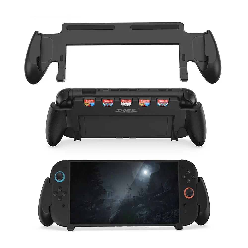 DOBE FOMIS ELECTRONICS TNS-3179 For Nintendo Switch 2 Game Console Integrated Grip Handle with Game Card Storage Slot - 6