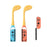 DOBE FOMIS ELECTRONICS TNS-3182 For Nintendo Switch 2 / Switch / Switch OLED 2Pcs Joy-Con Left Right Controllers Golf Club Grip Handle - 4