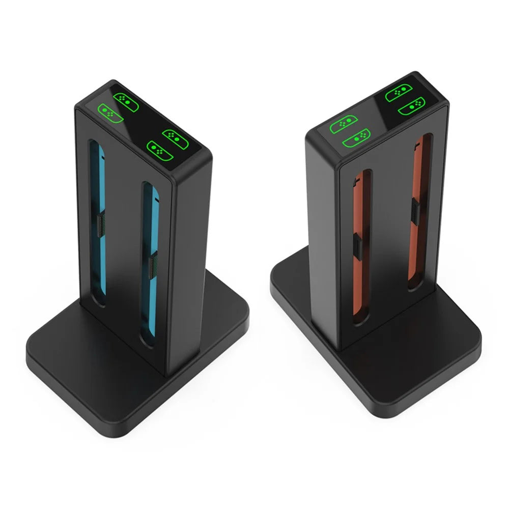DOBE FOMIS ELECTRONICS TNS-3192B For Nintendo Switch 2 Joy-Con Controller Charging Dock 4-Slot Charger with LED Indicator - 3