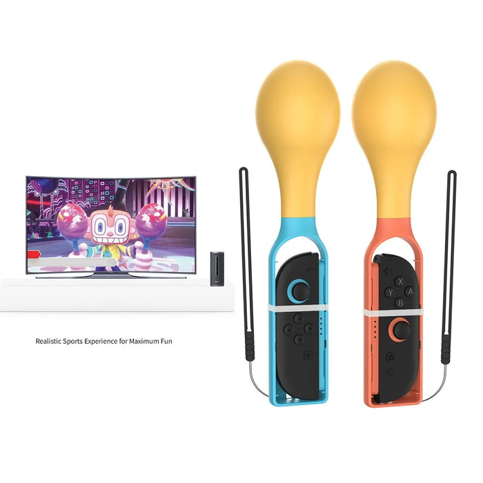 DOBE TNS-5103 2Pcs Sand Hammer Grip for Nintendo Switch 2 / Switch / Switch OLED Joy-Con Controller Holder - 5