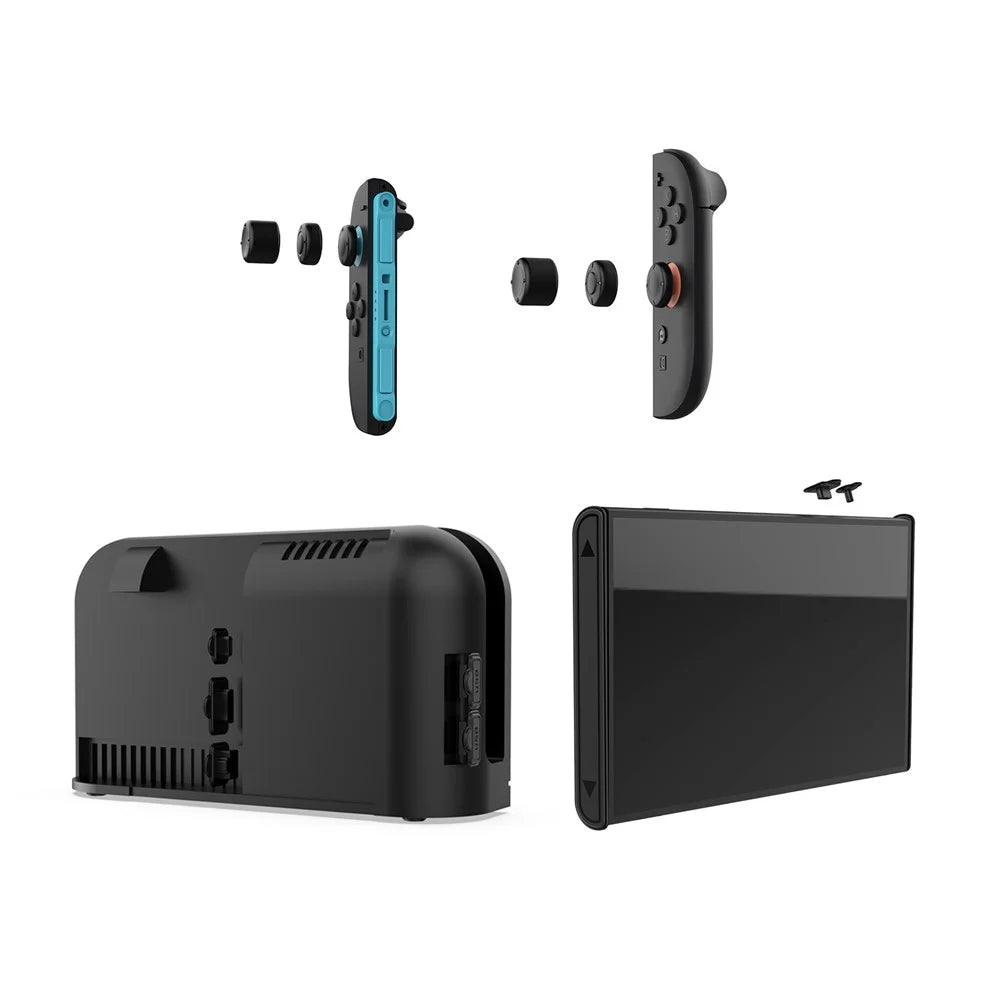 DOBE TNS-5165 For Nintendo Switch 2 Silicone Anti Dust Plugs Thumbstick Caps 16 in 1 Accessories Set - 2