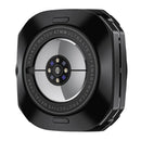 For Samsung Galaxy Watch Ultra (2025) 47mm / Ultra 47mm Protective Case Cyber Style Metal PC Watch Cover - Black / White - 2