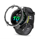 For Garmin Forerunner 970 Protective Case Hard PC Watch Frame with Tempered Glass Film - Transparent - 2