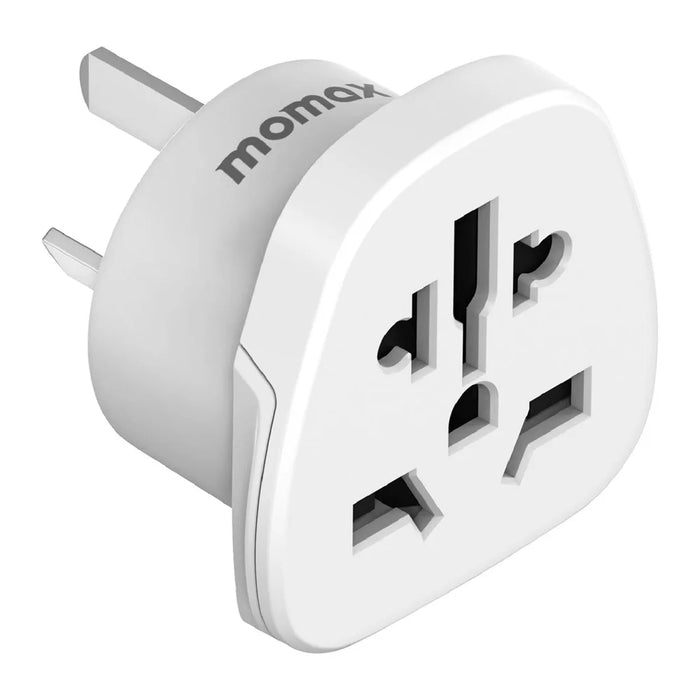 MOMAX 1-World 2500W Global Travel Adapter Universal Power Converter - AU Plug / White - 1