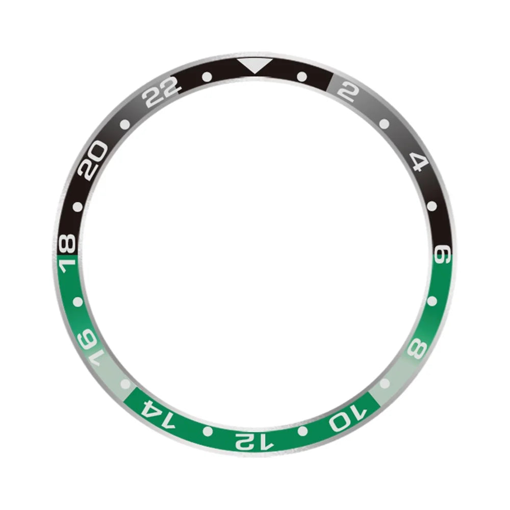 For Xiaomi Watch S4 / S3 Watch Bezel Scale Design Aluminum Alloy Protective Ring - Black / Green - 2