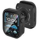 For Apple Watch Series 11 / 10 46mm Metal Case with Glass Film, Smart Watch Protective Cover - Black - 1