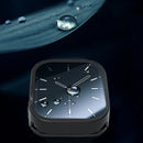 For Apple Watch Series 11 / 10 46mm Metal Case with Glass Film, Smart Watch Protective Cover - Black - 3