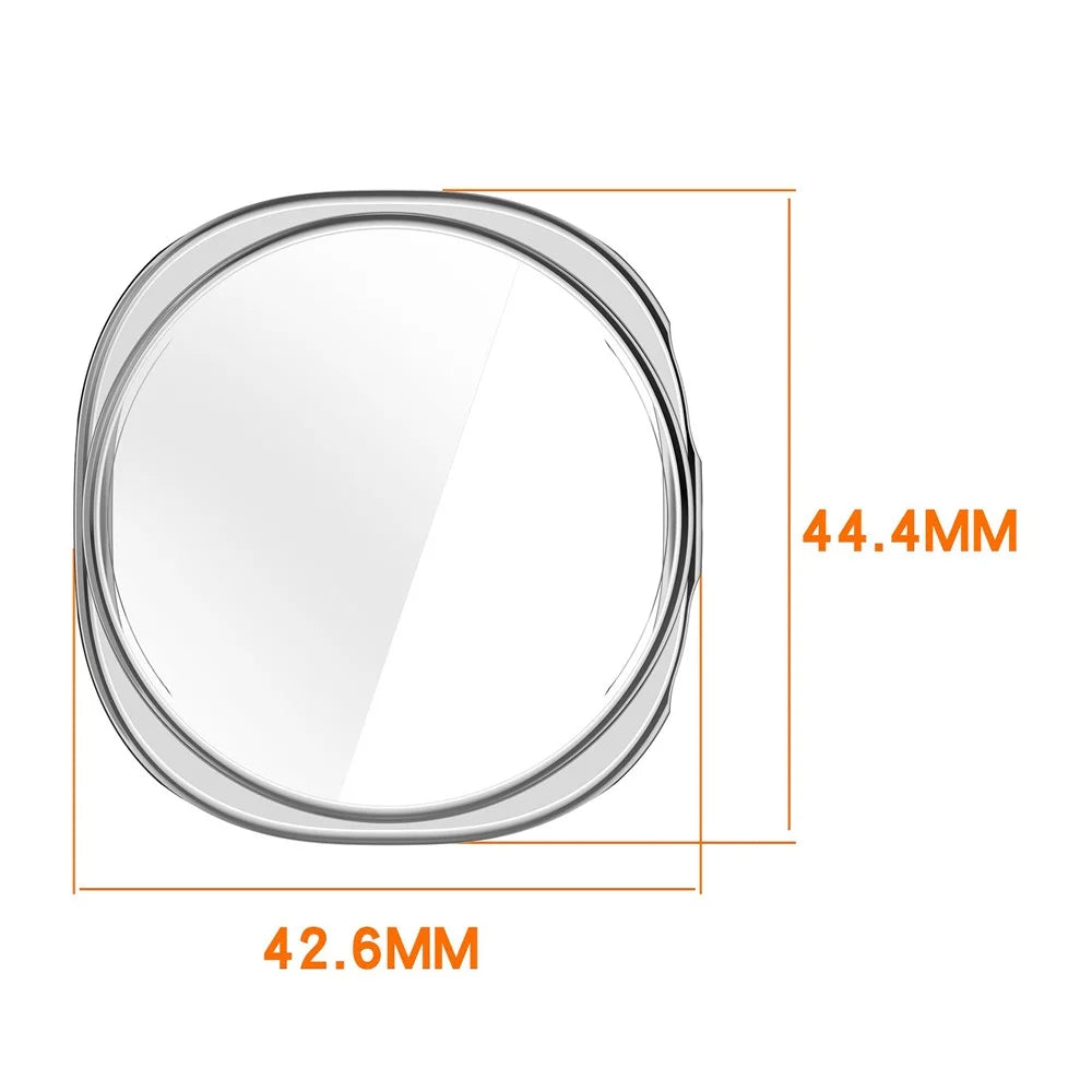 For Samsung Galaxy Watch8 40mm Watch Case Full Protection Scratch Resistant TPU Cover - Electroplating Light Gold - 3