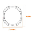 For Samsung Galaxy Watch8 40mm Semi-Enclosed Watch Case PC Protective Frame - Transparent - 3
