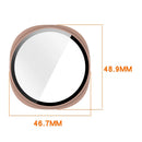 For Samsung Galaxy Watch8 44mm Hard PC Watch Protective Case with Tempered Glass Film - Transparent - 3