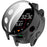 WANLONFENG For Garmin Forerunner 970 Watch Case  PC Frame Cover with Tempered Glass Screen Protector - Black - 1