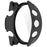 WANLONFENG For Garmin Forerunner 970 Watch Case  PC Frame Cover with Tempered Glass Screen Protector - Black - 3