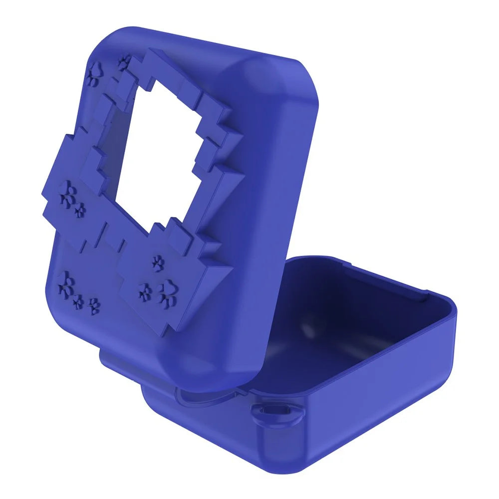 For Bitzee Gen2 Virtual Pet Machine Silicone Case Protective Cover with Lanyard - Blue - 3