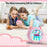 For Punirunes Interactive Digital Pet Toy Silicone Protective Case Soft Cover with Lanyard - Pink - 6