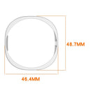 For Samsung Galaxy Watch8 Classic 46mm Semi-Enclosed Watch Case PC Protective Frame - Black - 3