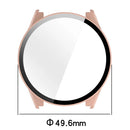 For Garmin Forerunner 570 47mm Case Hard PC All-Around Watch Cover with Tempered Glass Film - Black - 7