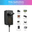 ZOSI 12V 1A 1000mA Power Supply Adapter CCTV Security Camera System for Home Surveillance - EU Plug - 6